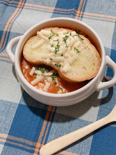 大豆チーズスープ